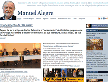 Tablet Screenshot of manuelalegre.com